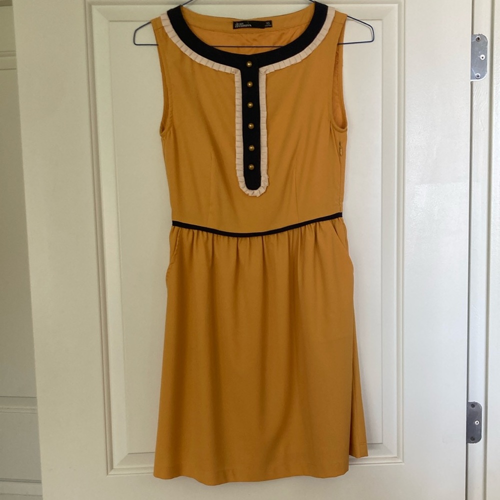 Dear Creatures Gold Sleeveless Sundress